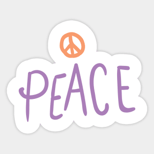 Peace Sticker